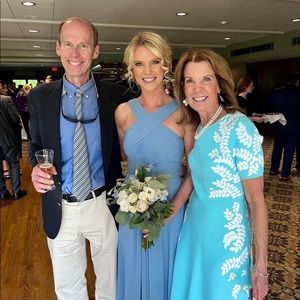 AZAZIE KALEIGH - steel blue - size 4 (A4) no alterations